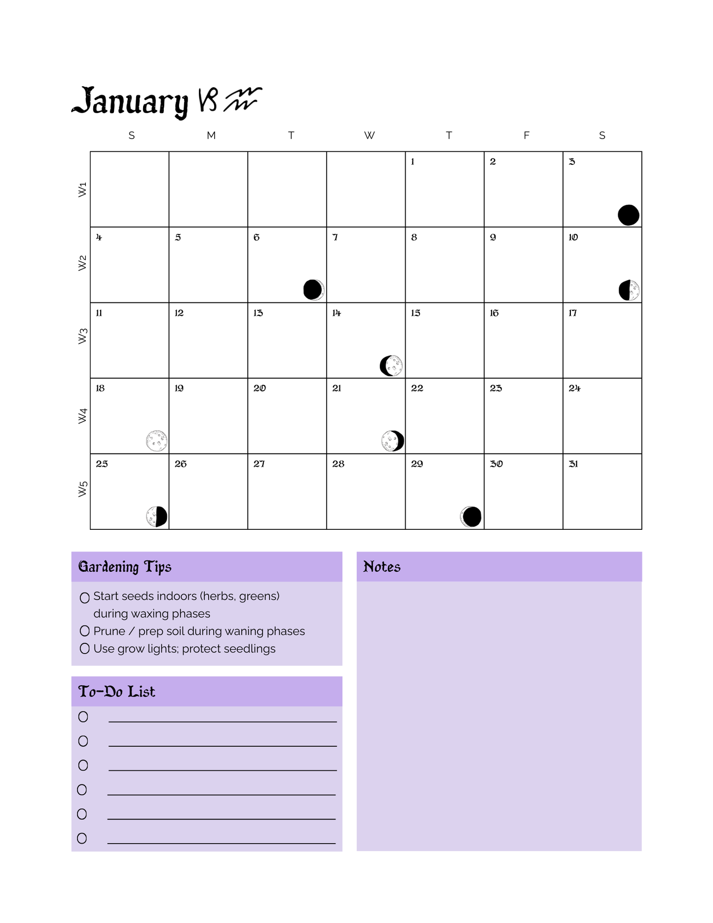 PRE-ORDER: The Moons Zodiac Almanac 2026 Monthly Weekly Planner