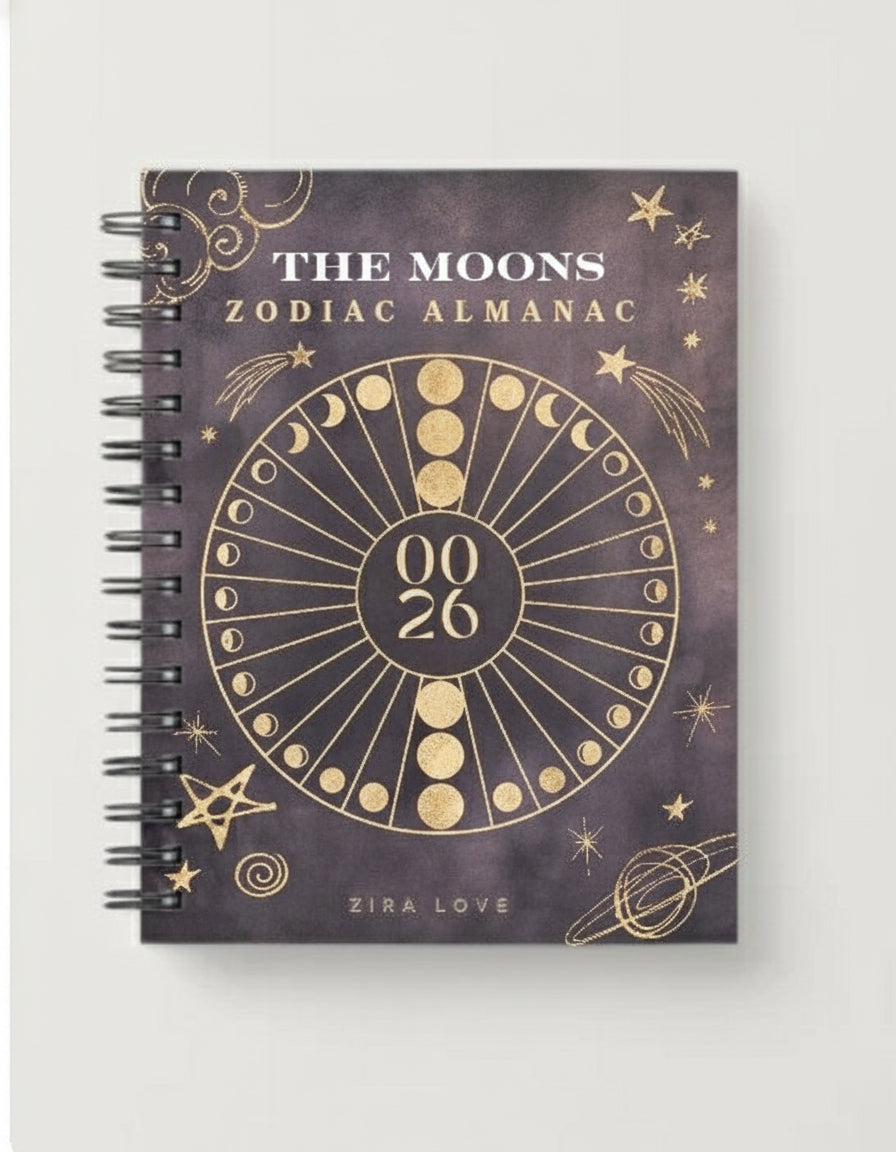 PRE-ORDER: The Moons Zodiac Almanac 2026 Monthly Weekly Planner