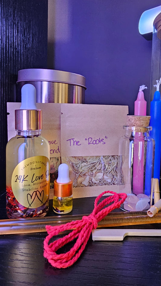 River of Gold Spell Kit + Liquid Gold Oil Bundle